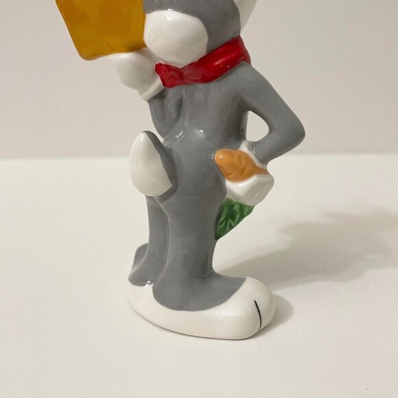 1993 Warner Bros Bugs Bunny and Elmer Fudd Duck Season Salt Pepper Shakers Flaws - Picture 8 of 16